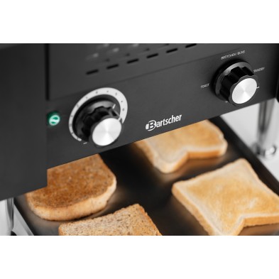 Tostadora Continua DLT150-1 S Negra Mate Bartscher 100262 Bartscher - Soluciones Hosteleras