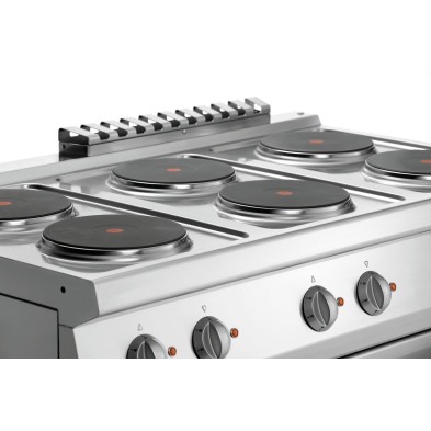 Cocina Eléctrica Profesional Serie 700, 6 Placas Bartscher 286247 Bartscher - Soluciones Hosteleras