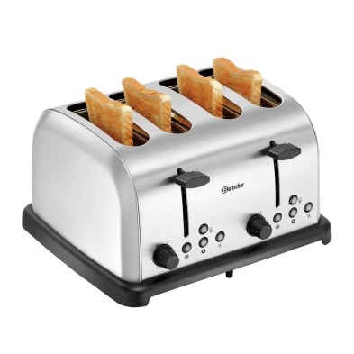 Tostadora Profesional de 4 Rebanadas TBRB40 Bartscher 100374 Bartscher - Soluciones Hosteleras