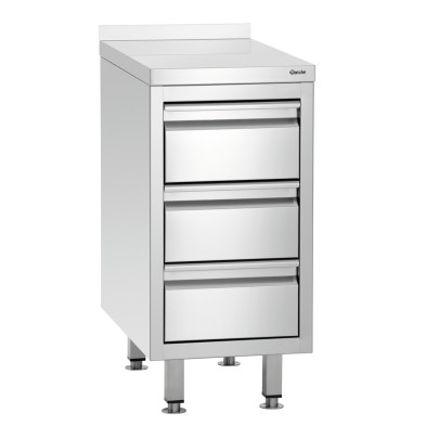 Armario de Acero Inoxidable con Cajones 700S3A Bartscher 338307 Bartscher - Soluciones Hosteleras