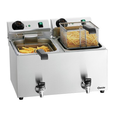 Freidora Digital Doble MDI SNACK IV Plus de Acero Inoxidable Bartscher A162829 Bartscher - Soluciones Hosteleras