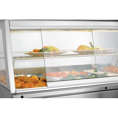 Vitrina Caliente GN3110-R de Acero Inoxidable Bartscher 305068 Bartscher - Soluciones Hosteleras