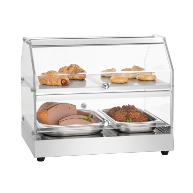 Vitrina Calefactora BW20 de Doble Nivel Bartscher A203113 Bartscher - Soluciones Hosteleras
