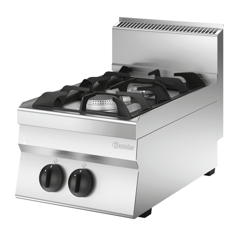 Cocina a gas profesional Serie 650, 2 fuegos Bartscher 1151123 Bartscher - Soluciones Hosteleras