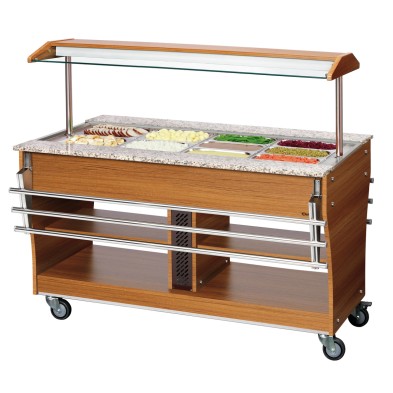 Carro Buffet Caliente 4x 1/1GN con Encimera de Granito Bartscher 125628 Bartscher - Soluciones Hosteleras