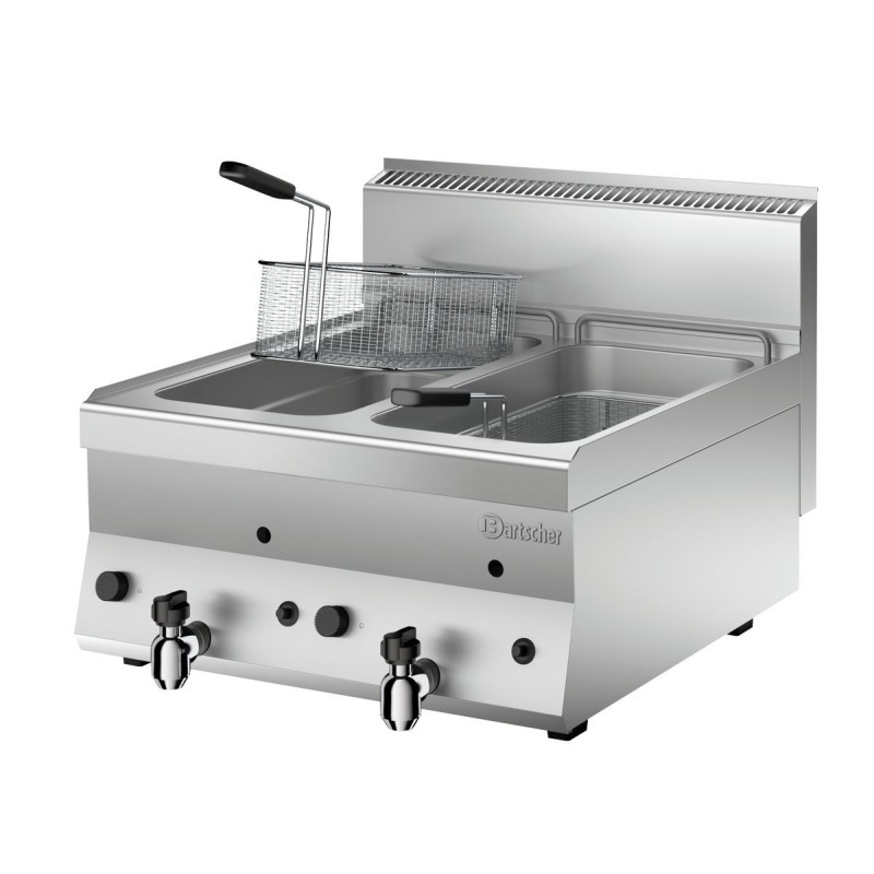 Freidora a Gas Profesional Serie 650, 2x8L Bartscher 1152113 Bartscher - Soluciones Hosteleras
