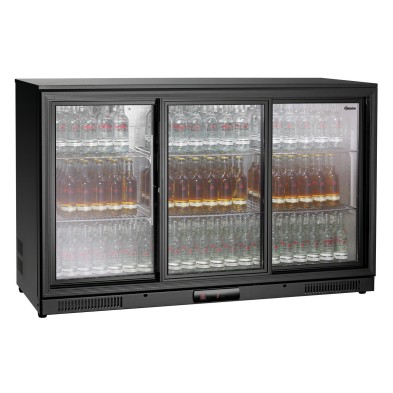 Refrigerador de Barra Profesional 270L con Puertas de Cristal Bartscher 700123 Bartscher - Soluciones Hosteleras