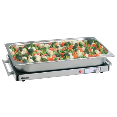 Placa Calentadora WP150 1/1 de Acero Inoxidable Bartscher 114356 Bartscher - Soluciones Hosteleras