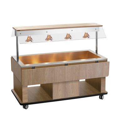 Carro Buffet Infantil Térmico Móvil W4110-150U Bartscher 125631 Bartscher - Soluciones Hosteleras