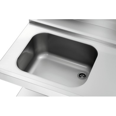 Mesa de Preaclarado con Fregadero en Acero Inoxidable Bartscher 109741 Bartscher - Soluciones Hosteleras