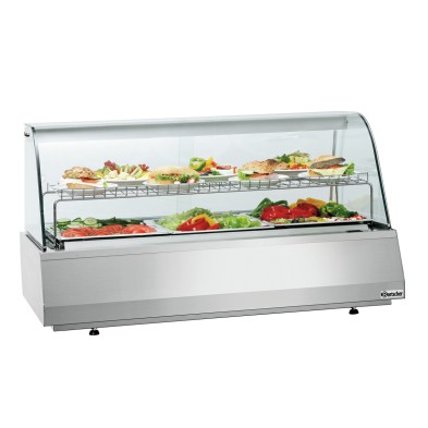 Vitrina Refrigerada Curvada 3/1GN Profesional Bartscher 405057 Bartscher - Soluciones Hosteleras