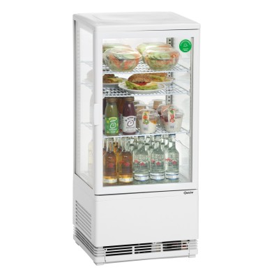 Vitrina Refrigeradora Compacta 78L Blanca Bartscher 700578G Bartscher - Soluciones Hosteleras