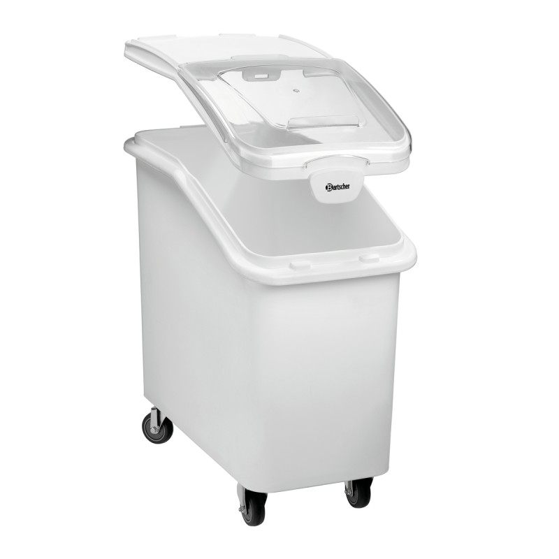 Carro de Almacenamiento 102L con Tapa Transparente Bartscher 500383 Bartscher - Soluciones Hosteleras