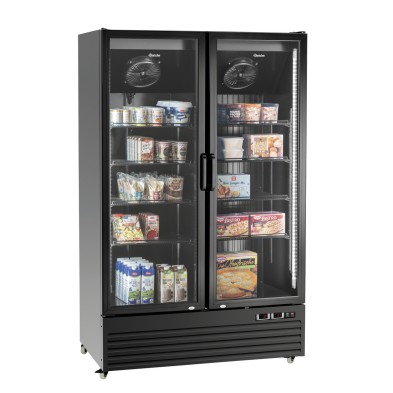 Frigorífico Congelador Negro Cristal 820L KTK2-222 Bartscher 700901 Bartscher - Soluciones Hosteleras