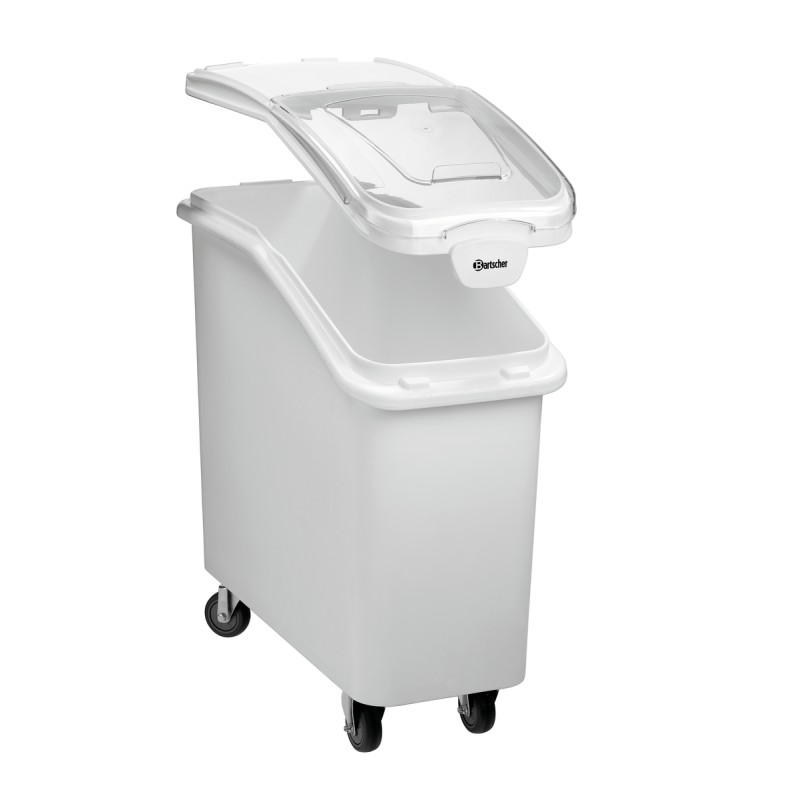 Carro de Almacenamiento Móvil 81L con Tapa Transparente Bartscher 500381 Bartscher - Soluciones Hosteleras