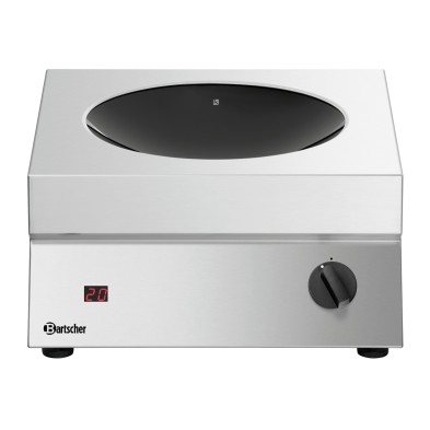 Wok de Inducción Portátil 5000W Acero Inoxidable Bartscher 105873 Bartscher - Soluciones Hosteleras