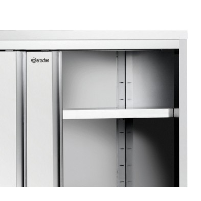 Armario Alto Inoxidable 1400mm 2 Puertas Deslizantes Bartscher 399140 Bartscher - Soluciones Hosteleras