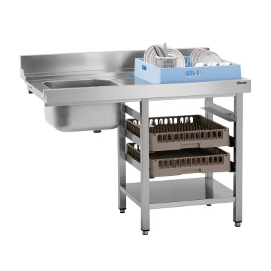 Mesa de Preaclarado DS-RE1B SKE para Lavavajillas de Capota Bartscher 109960 Bartscher - Soluciones Hosteleras