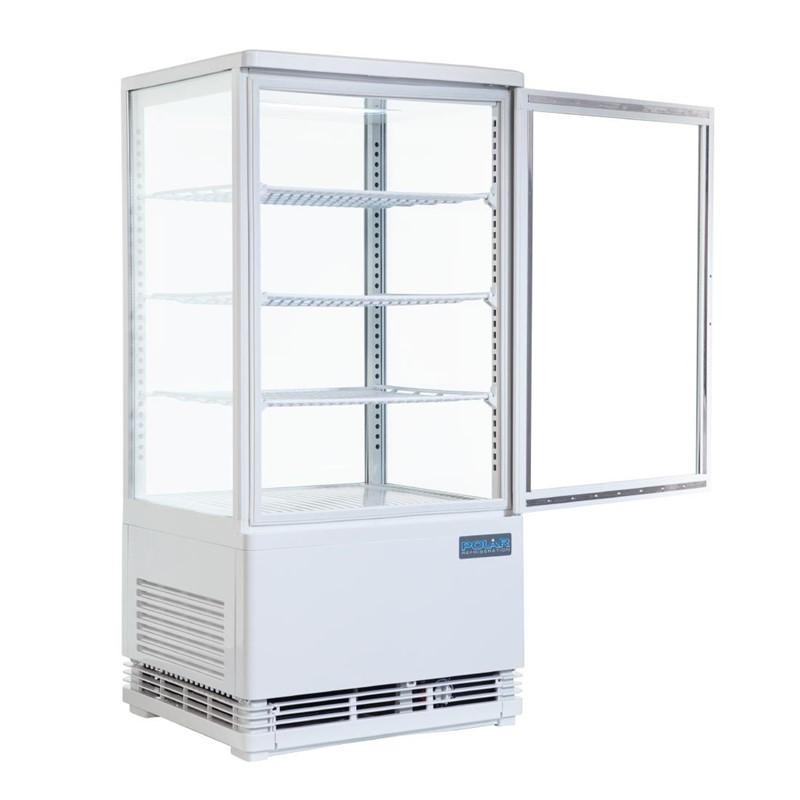 Vitrina frigorífica vertical blanca 68L. Polar CX578 Polar Refrigeration - Soluciones Hosteleras
