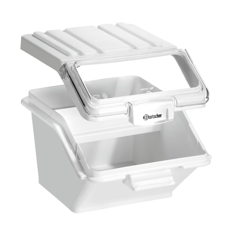 Recipiente de Almacenamiento 10L con Tapa Abatible Bartscher 500384 Bartscher - Soluciones Hosteleras