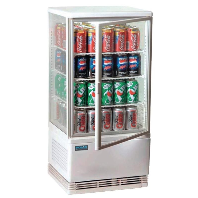 Vitrina frigorífica vertical blanca 68L. Polar CX578 Polar Refrigeration - Soluciones Hosteleras