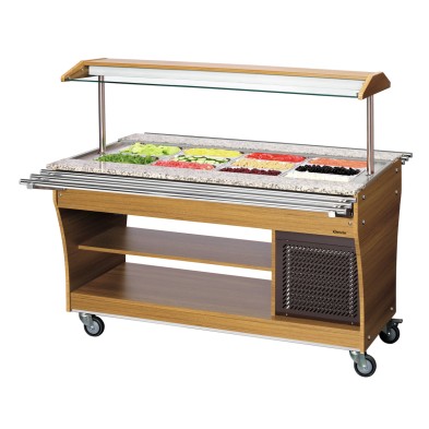 Carro Buffet Refrigerado 4x 1/1 GN con Granito Bartscher 125526 Bartscher - Soluciones Hosteleras