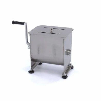 Mezclador de Carne - 10L - 7,5kg Carne - Eje Simple - Manual 