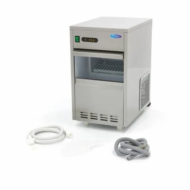 Máquina de Hielo - 24kg/día - Cubitos de Hielo Huecos -