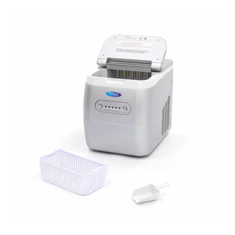 Máquina de Hielo - 15kg/día - Cubitos de Hielo Huecos - Refrigerado por Aire - Maxima 9300121 Máxima - Soluciones Hosteleras