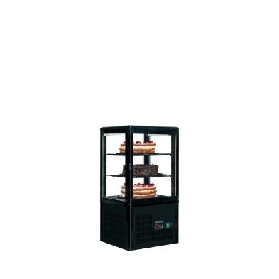 Armario Expositor Refrigerado UPD60-BLACK Negro Tefcold 16061 Tefcold - Soluciones Hosteleras