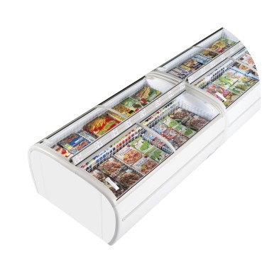 Congelador de Supermercado TWIN 220-F Blanco Tefcold 16321 Tefcold - Soluciones Hosteleras