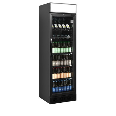 Enfriador CEV425CP BLACK de 1 Puerta Tefcold 17141 Tefcold - Soluciones Hosteleras
