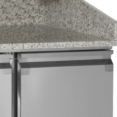 Mesa fría para pizza PT1365 de acero inoxidable Tefcold 17841 Tefcold - Soluciones Hosteleras