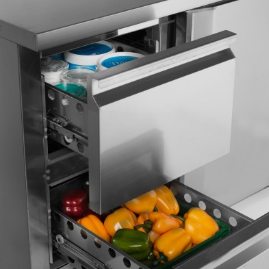Mesa Fría Industrial CK7240 en Acero Inoxidable Tefcold 17678 Tefcold - Soluciones Hosteleras