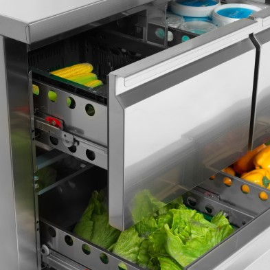 Mesa Fría Industrial CK7360 en Acero Inoxidable Tefcold 17692 Tefcold - Soluciones Hosteleras