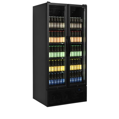 Armario Expositor Refrigerado FS890H BLACK 2 Puertas Tefcold 34753 Tefcold - Soluciones Hosteleras