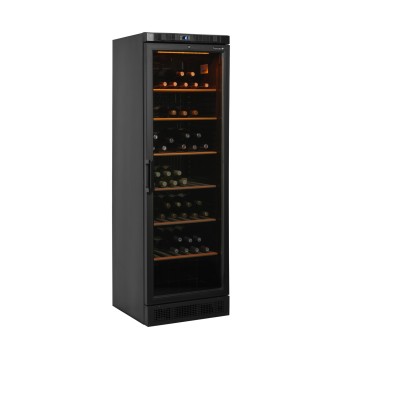 Armario expositor de vinos CPV1380E negro Tefcold 37800 Tefcold - Soluciones Hosteleras