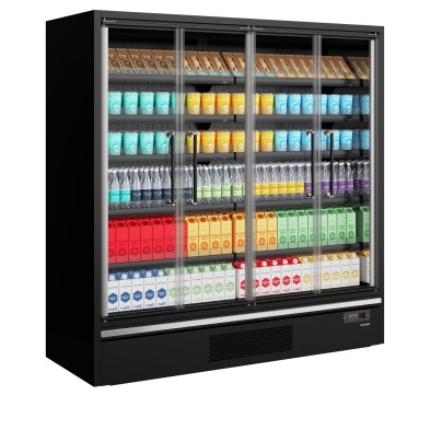 Refrigerador Multideck Galaxy+ GP20FGD Negro Tefcold 43816 Tefcold - Soluciones Hosteleras