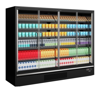 Refrigerador Multideck Galaxy+ GP26FGD Negro Tefcold 43818 Tefcold - Soluciones Hosteleras