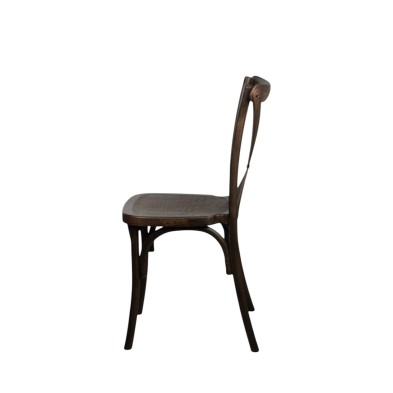 Silla Crossback Efecto Madera Efecto Nogal VMO VMOSILL259 VMO VMOSILL259  - Soluciones Hosteleras