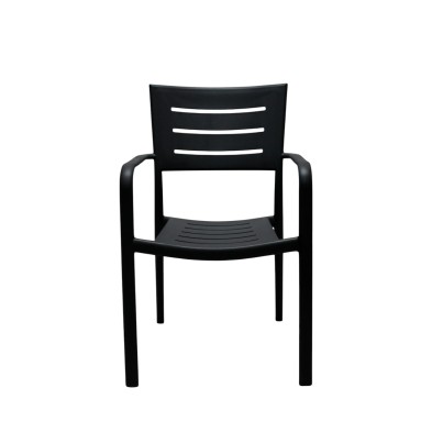 Silla Creta Antracita VMO VMOSILL368  - Soluciones Hosteleras