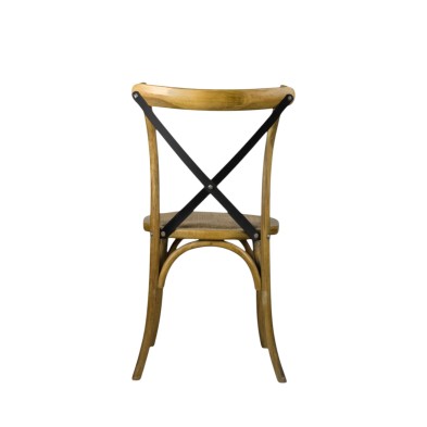 Silla Crossback Madera Respaldo Metal Isabella Mobiliario VMOSILL145 Isabella Mobiliario - Soluciones Hosteleras