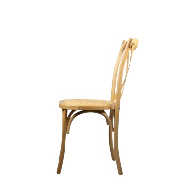 Silla Crossback Madera Natural Isabella Mobiliario VMOSILL025 Isabella Mobiliario - Soluciones Hosteleras