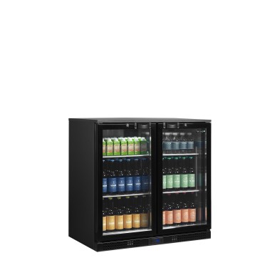 Refrigerador Backbar DB201H con Puertas de Cristal Tefcold 44726 Tefcold - Soluciones Hosteleras