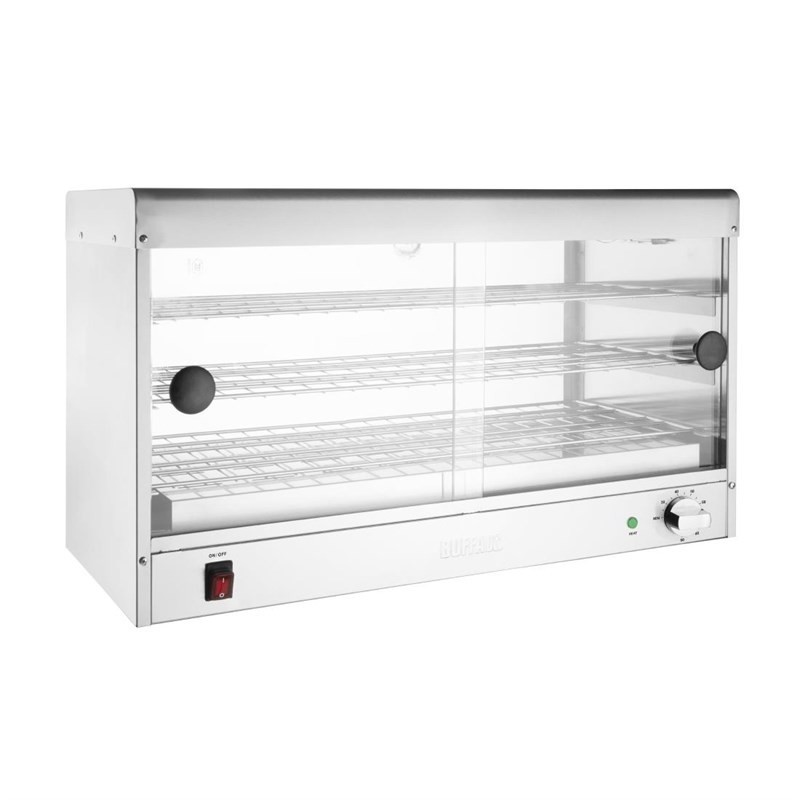 Vitrina Caliente Expositora Buffalo para 60 Tartas Buffalo CJ559 Buffalo - Soluciones Hosteleras