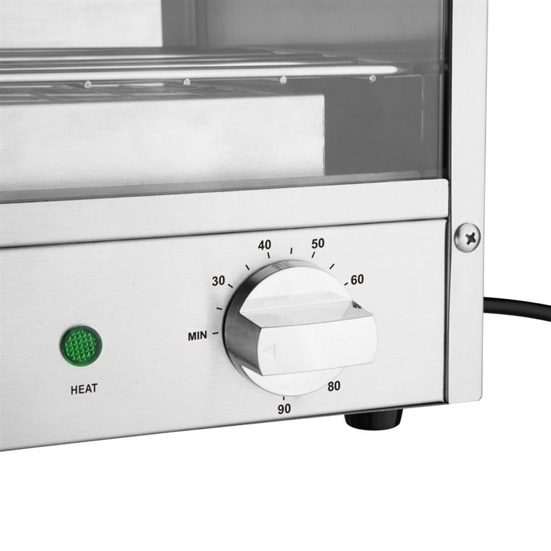 Vitrina Caliente Expositora Buffalo para 60 Tartas Buffalo CJ559 Buffalo - Soluciones Hosteleras