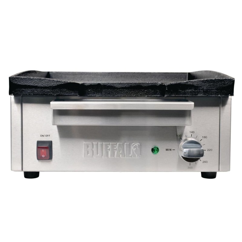 Plancha Eléctrica Sobremesa Buffalo 380x385mm Buffalo DC901 Buffalo - Soluciones Hosteleras