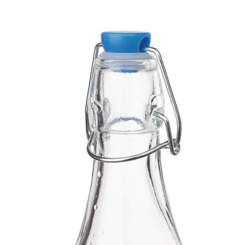Botella de Vidrio Olympia 1L con Tapa Hermética Olympia GG930 Olympia - Soluciones Hosteleras