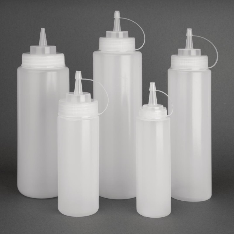 Bote para Salsa Transparente Vogue 994ml Vogue W832 Vogue - Soluciones Hosteleras