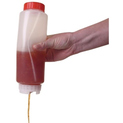 Botes de salsa flexibles Vogue 591ml para buffet FIFO CF949  - Soluciones Hosteleras